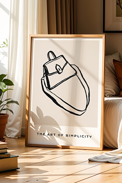 Opak Design Art Bohemian – Μινιμαλιστική Συλλογή Πίνακας Τοίχου με Φυσικό Ξύλ...