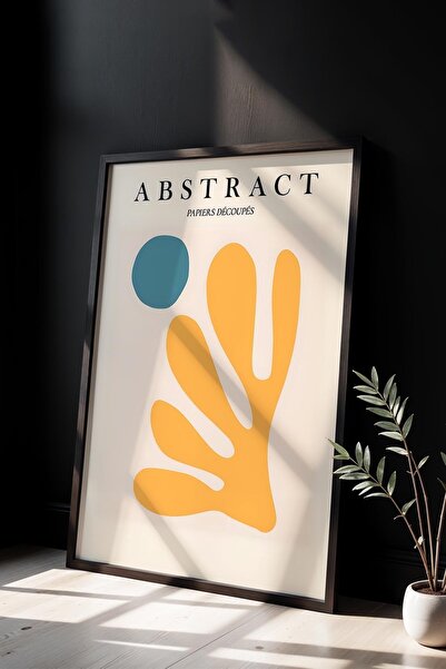 Opak Design Σειρά Botanicals Πορτοκαλί Ανθισμένο Ματίς Ζωγραφική Τοίχου με Φυ...