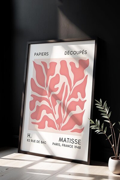 Opak Design Βοτανική σειρά Dusty Pink Floral Matisse Ζωγραφική τοίχου με φυσι...