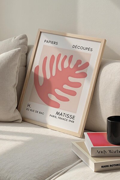 Opak Design Βοτανική σειρά Dusty Pink Floral Matisse Ζωγραφική τοίχου με φυσι...
