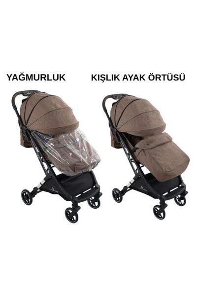 modabebekler Moda CityPro uçak kabinine, araba bagajına uygun, tek elle katlanabilen tam set kabin bebek arabası