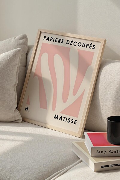 Opak Design Βοτανική σειρά Dusty Pink Floral Matisse Ζωγραφική τοίχου με φυσι...