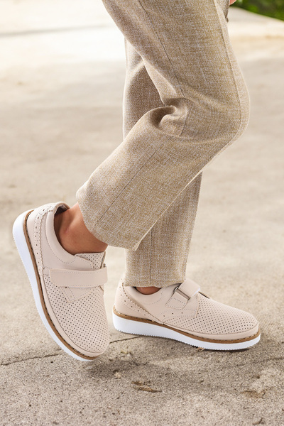 KARAMAZI Circum Cilt Cırtlı Erkek Bebek Sünnet Ayakkabısı