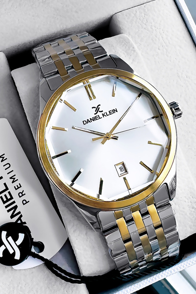 Daniel Klein Erkek Kol Saati 3 Atm Su Geçirmez Gümüş Renk Çelik Kordon DKE2056C2