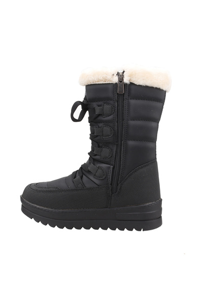 Genel Markalar Karamazı Deco İçi Termal Kürklü Kız Çocuk Kar Botu Ayakkabı