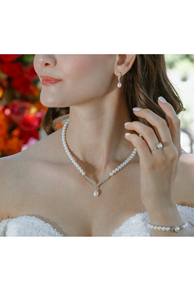 İLK İNCİ TAKI Gerçek Doğal İnci Set – ST064