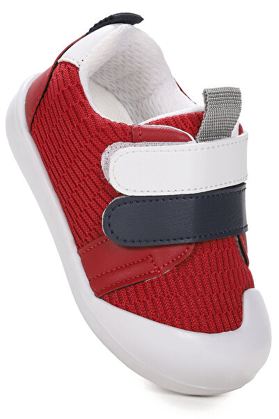 KARAMAZI Textile First Step Velcro Baby Boy Sneakers