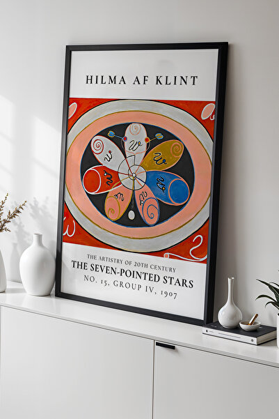 Opak Design Hilma Af Klint - Spiritual Geometry - Ζωγραφική τοίχου με ξύλινο ...