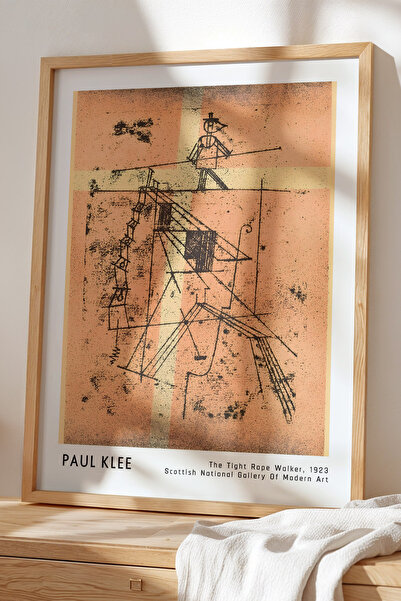 Opak Design Paul Klee - Μοντέρνα Αποτυπώματα Πινέλων - Ζωγραφική Τοίχου με Ξύ...
