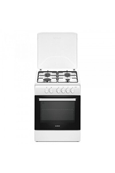Samus Gas stove SM664ABS, 4 gas burners, Gas oven, Hob + oven safety, Timer