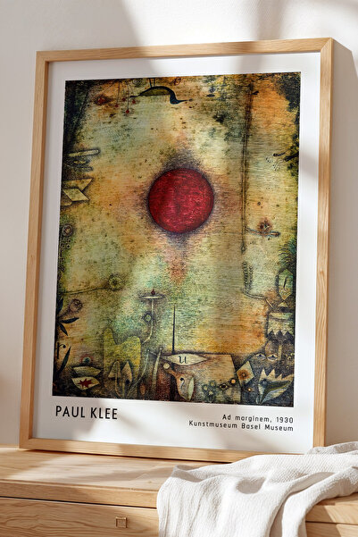Opak Design Paul Klee - Μοντέρνα Αποτυπώματα Πινέλων - Ζωγραφική Τοίχου με Ξύ...