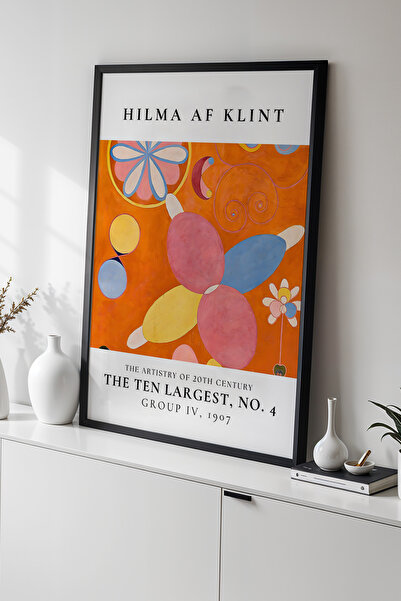 Opak Design Hilma Af Klint - Spiritual Geometry - Ζωγραφική τοίχου με ξύλινο ...