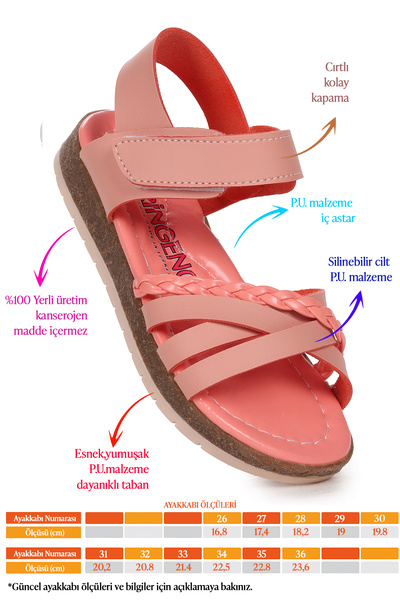 Şirin Bebe Karamazı Girls' Sandals Şb 2469-78