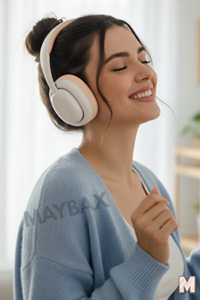 Maybax Yeni Nesil Şık Ergonomik Tasarım Extra Bass Kablosuz Bluetooth Mikrofo...