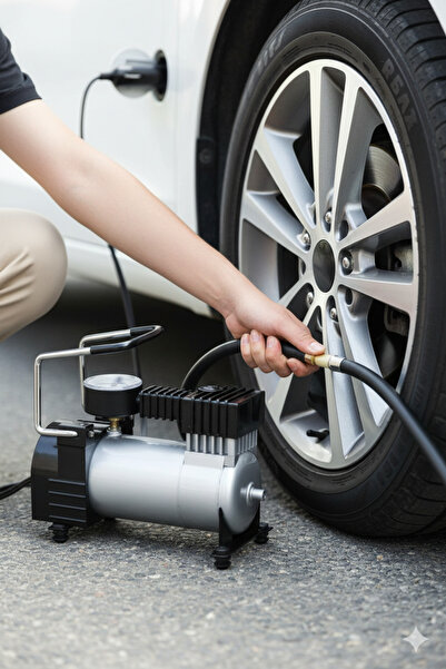 Extra Marketing Hava Kompresör %100 Çelik Araç Pompası – 150 PSI, Oto Profesy...