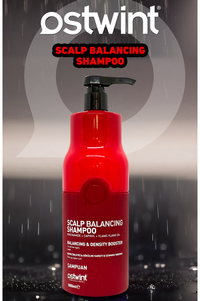 Ostwint Scalp Şampuan, Kepek Önleyici & Dökülme Karşıtı & Uzamaya Yardımcı, 1000 ml