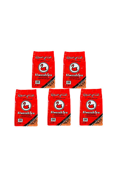 ALWAZAH TEA (SWAN BRAND) Pure Ceylon Tea 400 gr x 5 Dökme Çay