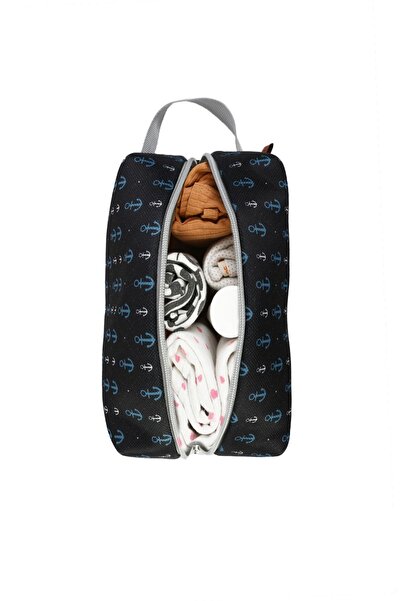 HAMUR Dirty Clean Wet Organizer Bag Anchor Baby Kids Clothes Laundry Mommy Makeup Mattress Bag