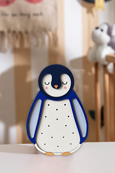 Eq deco Masa Lambası 2 Işık Modu Özelliği Figürlü Ahşap Led Gece Lambası, Asılabilir Gece Lambası