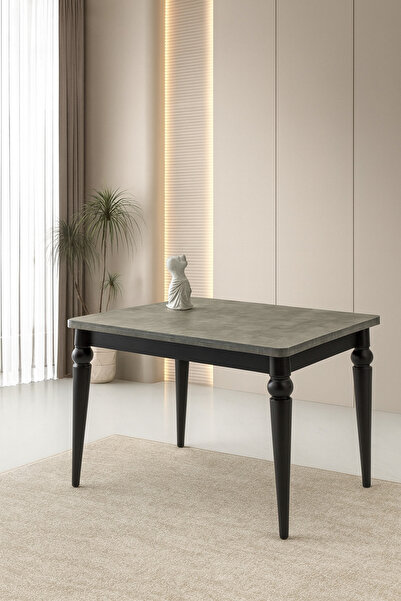 Evistro Yandan Açılır Büyüyen Yemek Masası Gümüş Gri 60x90cm SADECE MASA FİYATIDIR