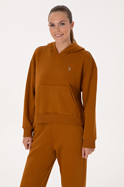 U.S. Polo Assn. سويت شيرت بقلنسوة بجوز الهند للسيدات 50296798-VR153