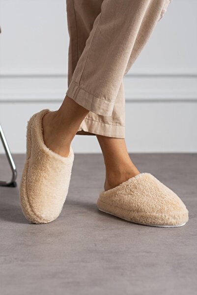 Moda Frato Modafrato Plush Women's House Slippers - Furry and Silent Sole Winter Slippers