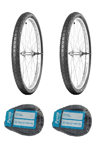 IRC 26 Jant 26x1.95 AAY-01 Bisiklet Dış Lastiği X 2 Adet + Panda İç Lastik Seti