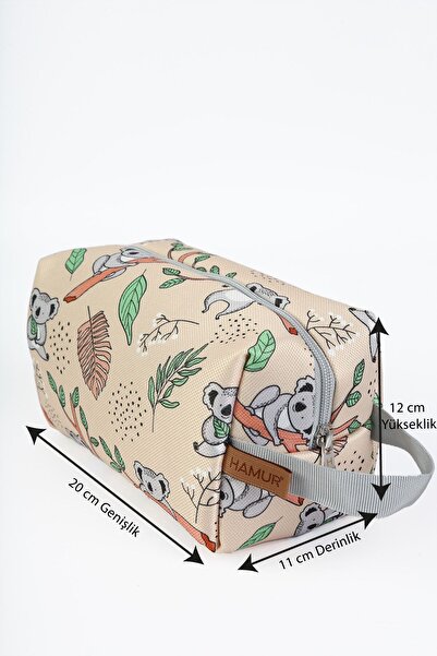 HAMUR Dirty Clean Wet Organizer Bag Koala Baby Kids Clothes Laundry Mommy Makeup Mattress Bag