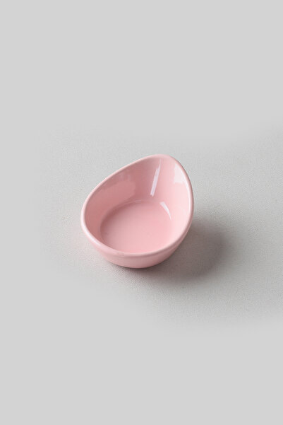 Keramika Light Pink Mini Gondola Snack Bowl / Sauce Bowl 8 Cm 6 Pieces
