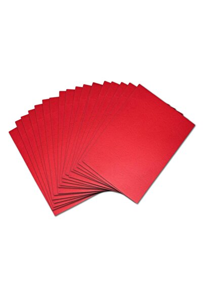 MARKQ [1000 Pack] Red Binding Cover A4 230 GSM – Protective Sheets for Comb & Wire Binding Machines