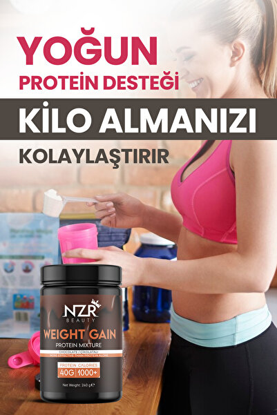 NZR BEAUTY İştah Açıcı Çikolata&muz Aromalı Protein Tozu 240 gr