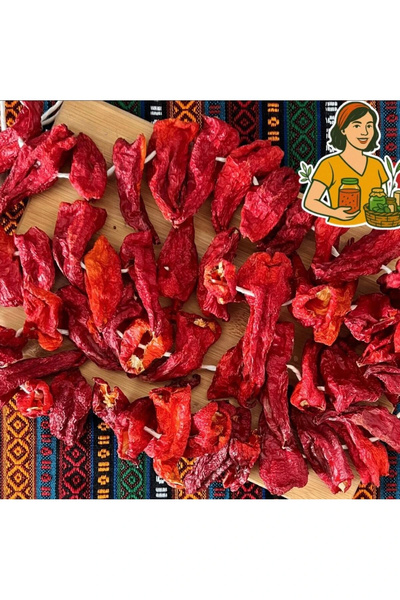 fatoş yöresel dolmalık kapya biber kurusu 50 adetli