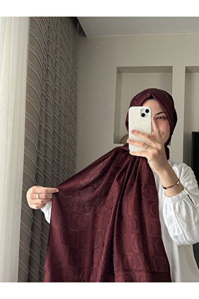 Eşarpevi Імманоор дама візерунок шаль бордо