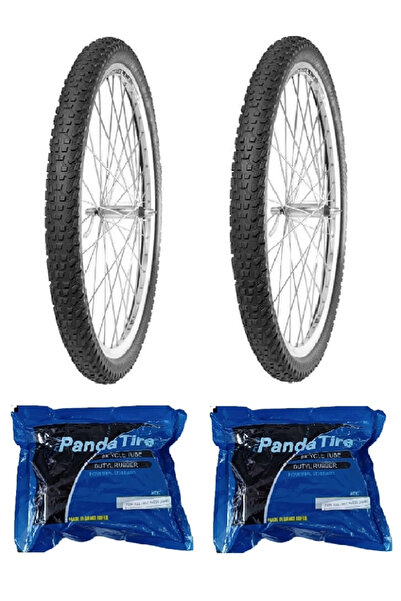 IRC 29 Jant 29x2.20 Dark Side Bisiklet Dış Lastiği X 2 Adet + Plus Panda İç Lastik Seti