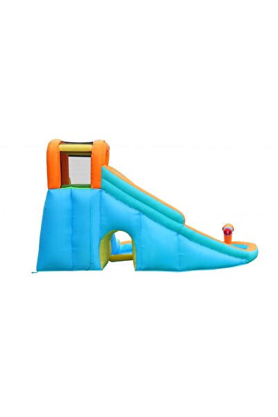 Happy Hop Inflatable mattress with pool, water cannon, slide and climbing frame