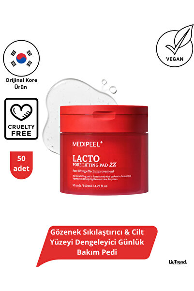 Medipeel Lacto Pore Lifting Pad 2X Gözenek Sıkılaştırıcı & Cilt Yüzeyi Dengeleyici Pedi