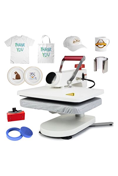 Digitronix Tişört Kupa Şapka Tabak Baskı Makinesi Isı Presi