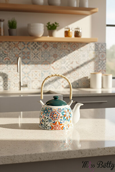 Miss Betty Spring Hasır Saplı Demlik