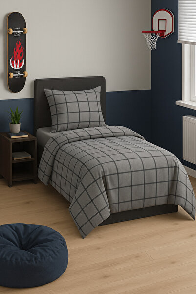 Loova Nevresim takımı tek kişilik''yorgan kılıı+lastklı carsaf+yastık kılıfı'...