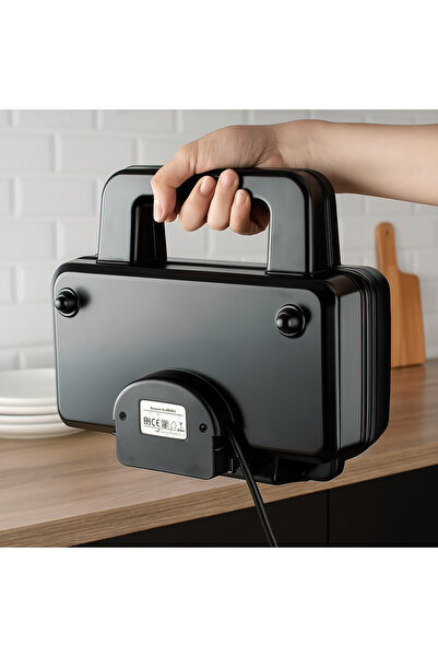 TEHNOSHOP Electric hotdog maker 800W, toaster, thermostat, plates