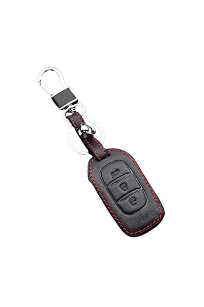 OEM - Husă cheie din piele pentru Renault Symbol, Dacia Stepway, Duster, Loga...