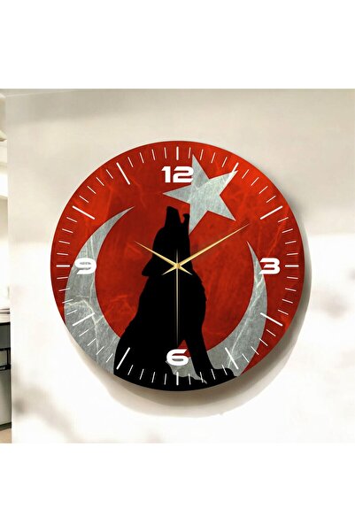 AA Shop Renkli Baskı Türk Bayrağı Bozkurt Desenli Sayılı Yılbaşı Hediyelik Ah...