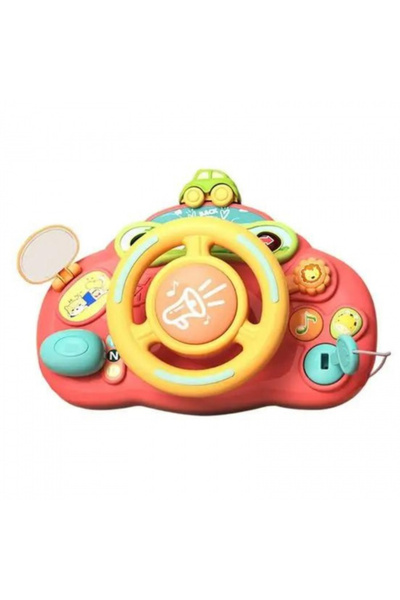 Sobebear Volan interactiv pentru bebeluși Sobebear, roșu