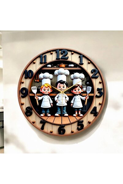 AA Shop Çocuk Aşçılar Kabartma Görünümlü Renkli Baskı Desenli Sayılı Hediyeli...