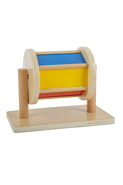 Toyska Joc educativ Montessori Tambur Curcubeu cu clopotei, multicolor