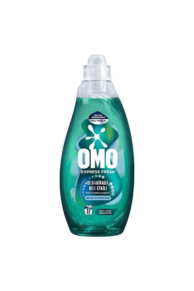 Omo Express Fresh Beyaz ve Renkliler 1480 Ml x6 Adet