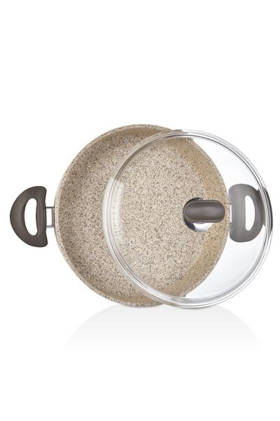 FALEZ Creamy 6 Parça Granit Sahan Set