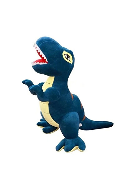 Toyska Jucarie din plus Dinozaur T-Rex, 55 cm, albastru