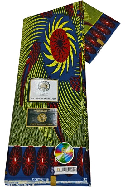 Generic African Fabric 100% Cotton Hitarget Wax 6 Yards (12710)
