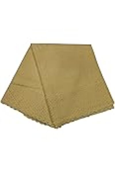 Generic أقمشة الدانتيل الأفريقية الجافة 5 ياردات من نسيج قطني 100٪ أفضل جديد جميل متعدد الألوان أحدث أنيق